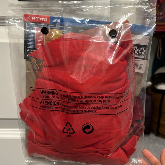 Ninja warriors kids costume red dragon - Picture 2 of 2